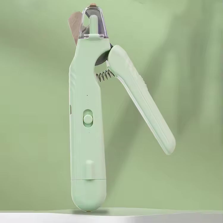 GlowTrim - Trygg kloklippning med LED-ljus och inbyggd slip